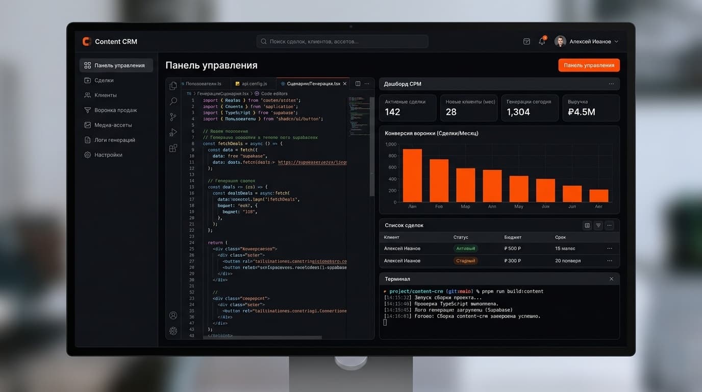 Content CRM — Когда агентство растёт быстро, операционный хаос догоняет раньше, чем успеваешь выстроить процессы.
